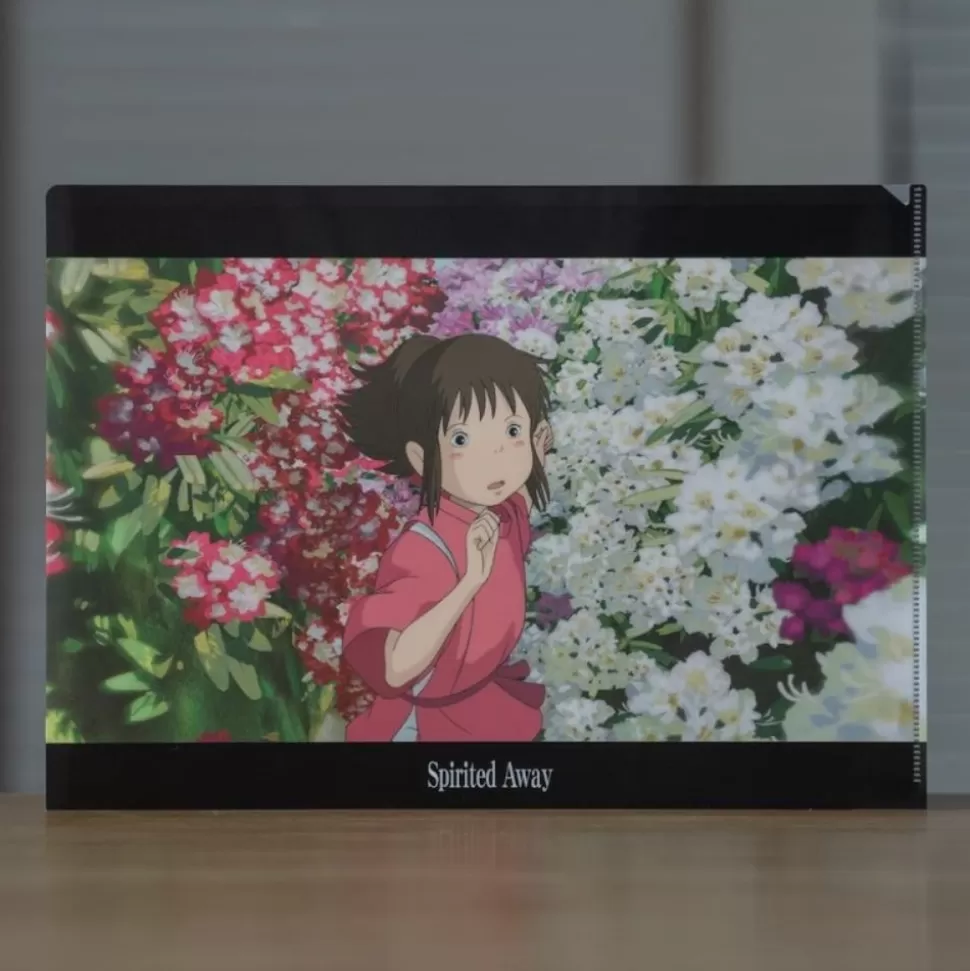 Maison Ghibli A4 Size Clear Folder Among The Flower - Sprited Away- Storage