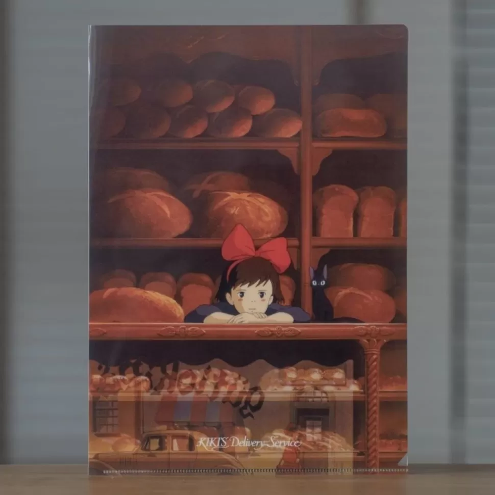 Maison Ghibli A4 Size Clear Folder Bakery - Kiki'S Delivery Service- Storage