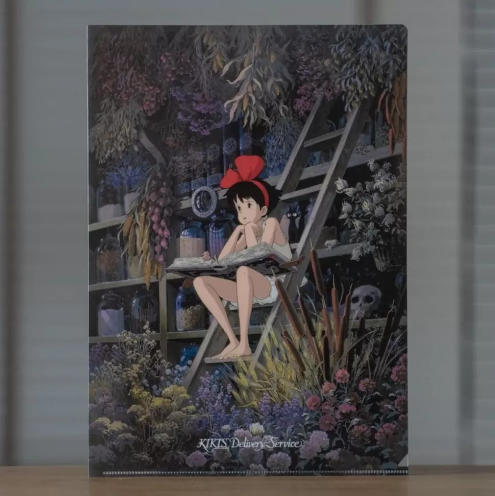 Maison Ghibli A4 Size Clear Folder Herbarium - Kiki'S Delivery Service- Storage