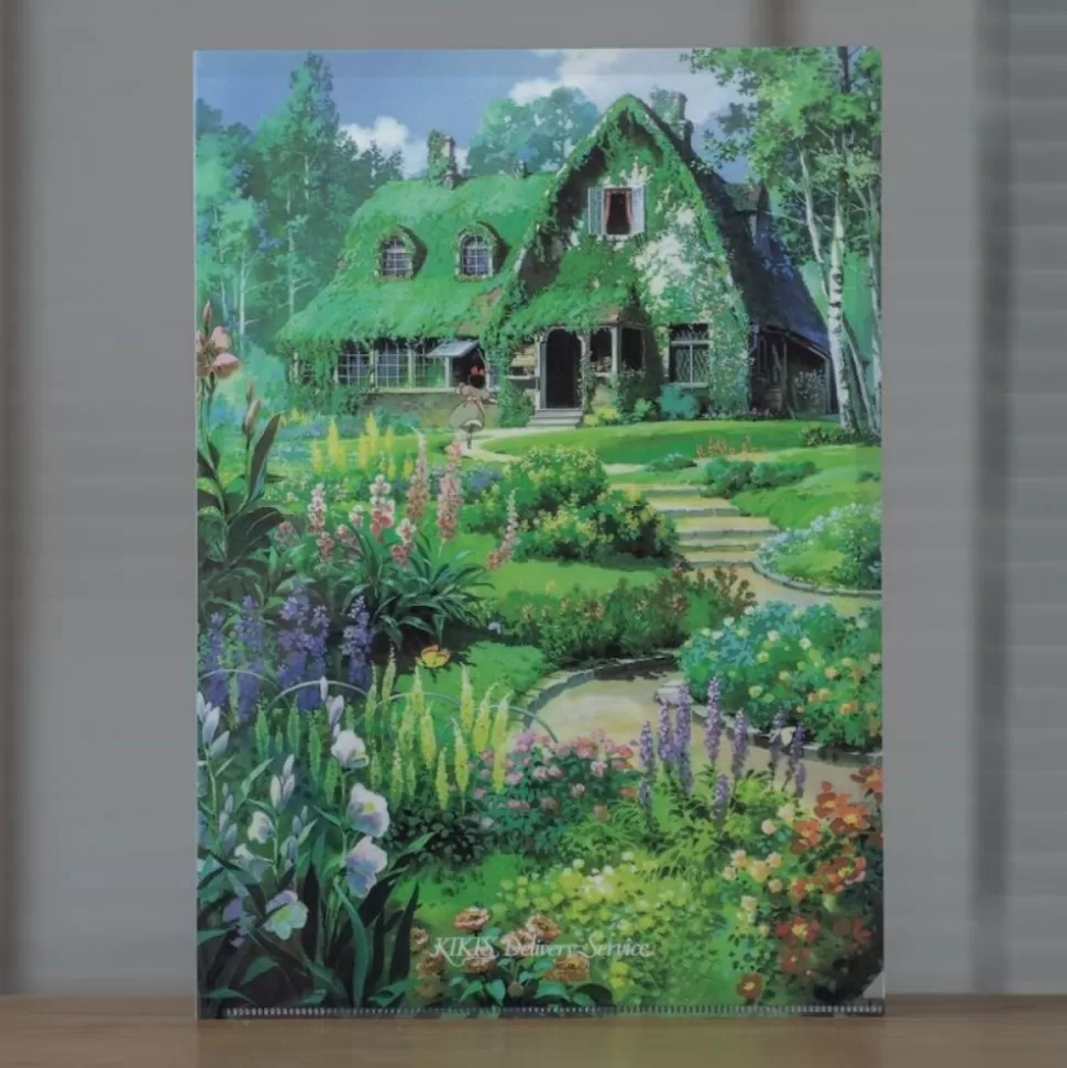 Maison Ghibli A4 Size Clear Folder Kiki'S House - Kiki'S Delivery Service- Storage