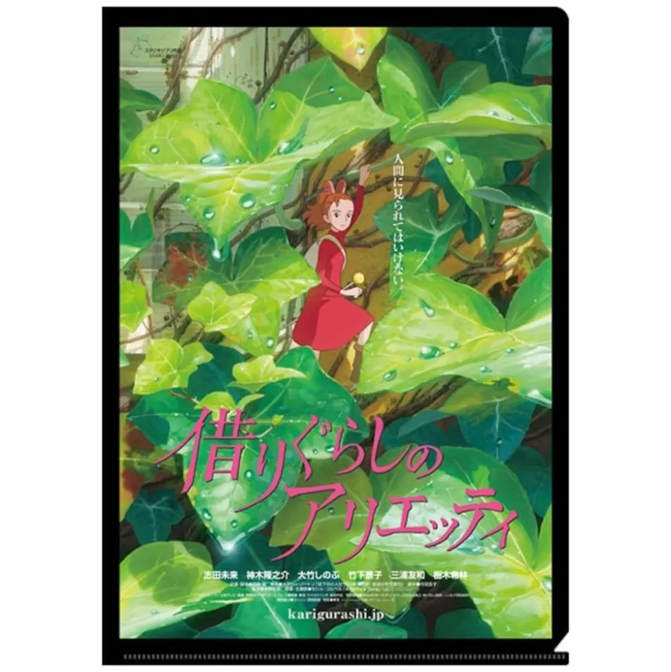 Maison Ghibli A4 Size Clear Folder Movie Poster - Arrietty- Storage