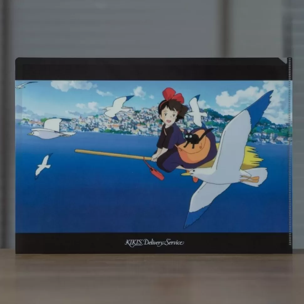 Maison Ghibli A4 Size Clear Folder On The Sea - Kiki'S Delivery Service- Storage