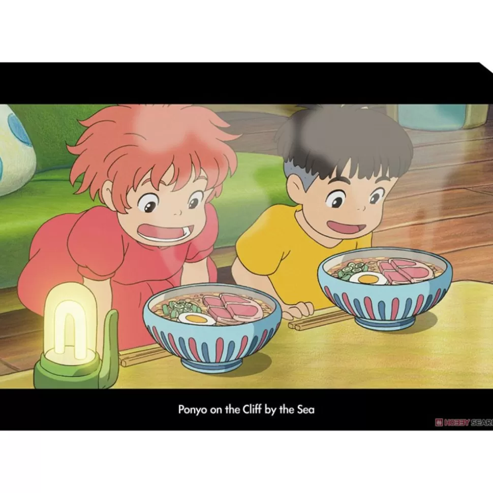 Maison Ghibli A4 Size Clear Folder Ponyo & Sosuke Ramen - Ponyo On The Cliff- Storage
