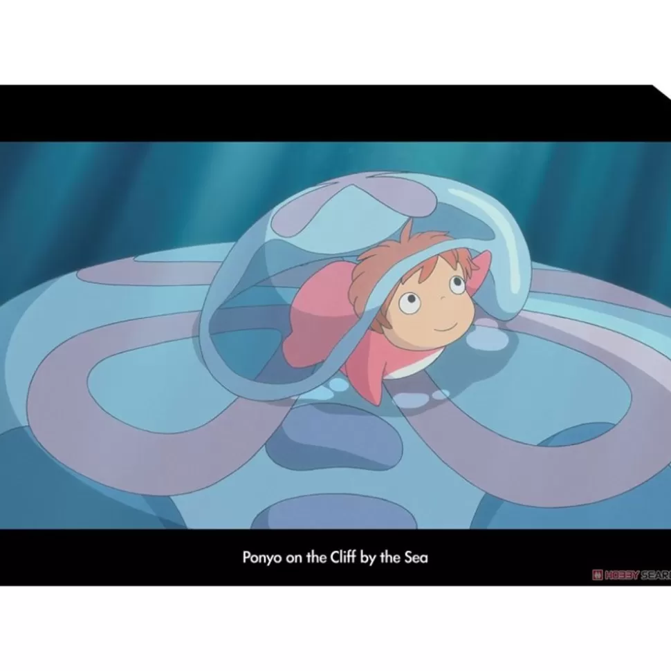 Maison Ghibli A4 Size Clear Folder Ponyo On Jellyfish - Ponyo On The Cliff- Storage