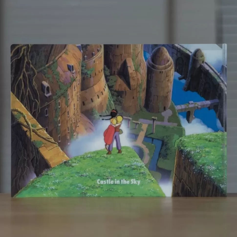 Maison Ghibli A4 Size Clear Folder Sky Garden - Castle In The Sky- Storage