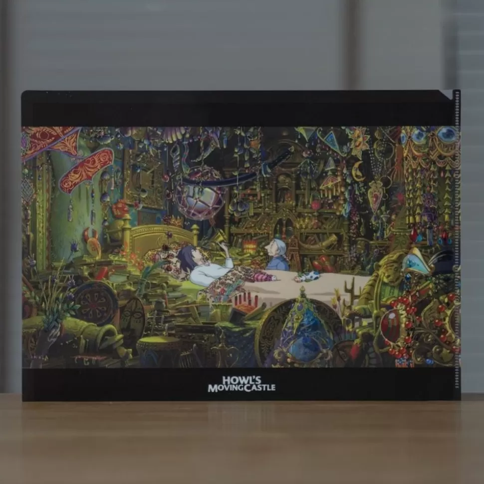 Maison Ghibli A4 Size Clear Folder Sleeping Howl - Castle In The Sky- Storage