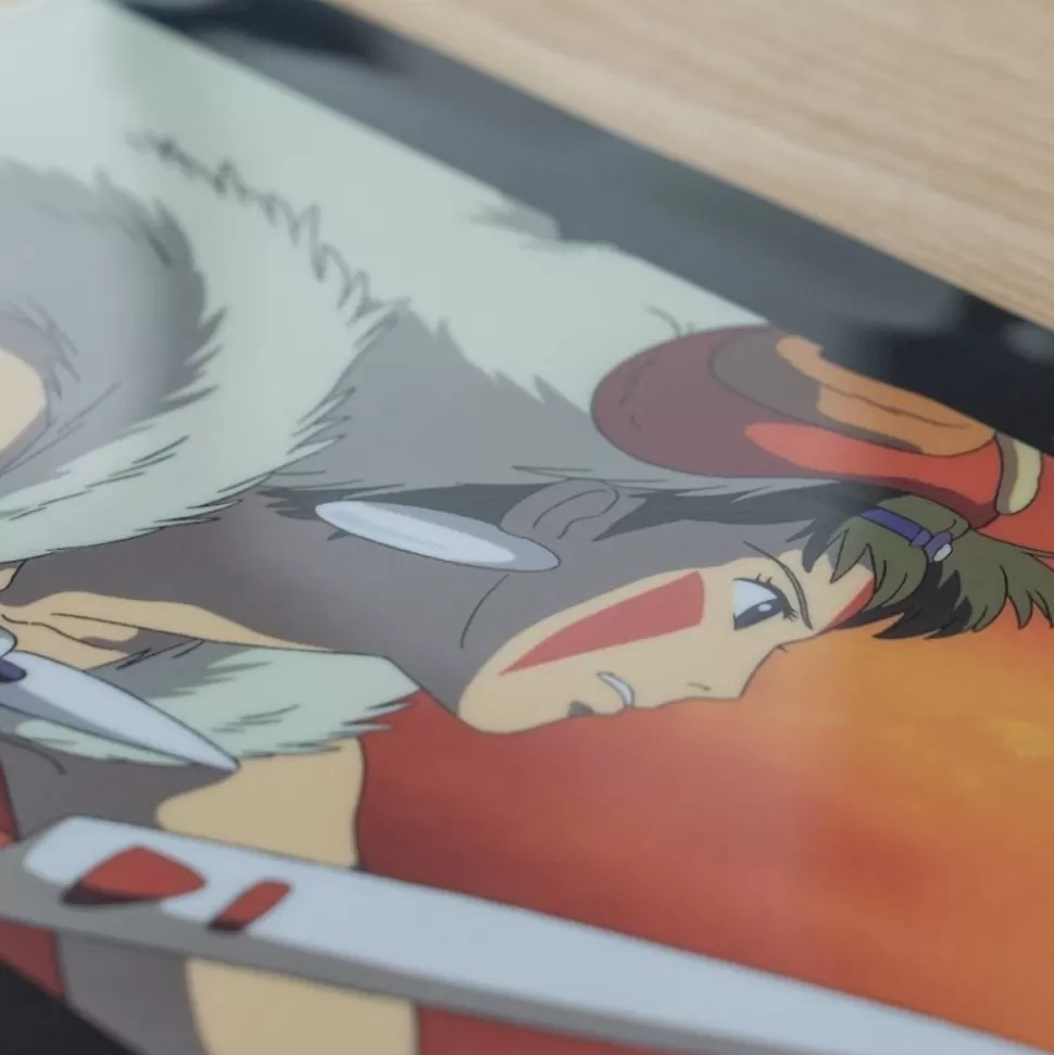 Maison Ghibli A4 Size Clear Folder The Fight - Princesse Mononoke- Storage