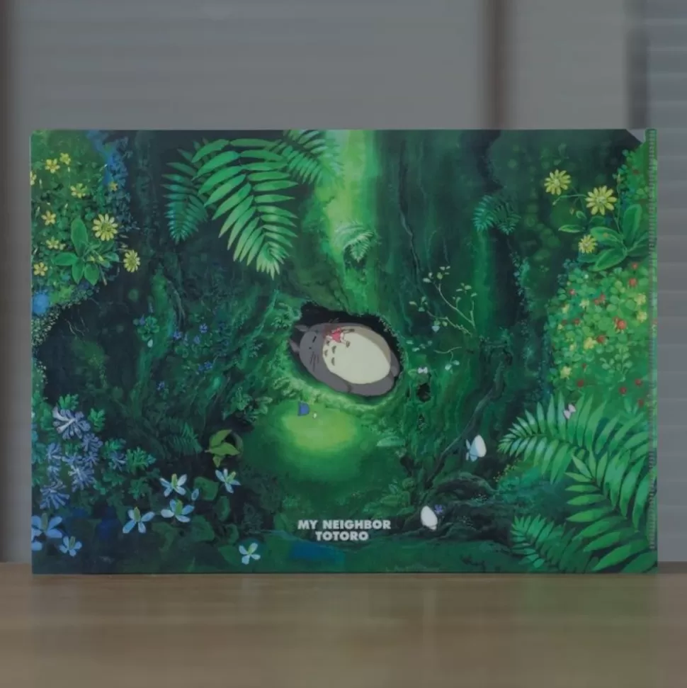 Maison Ghibli A4 Size Clear Folder Totoro'S Bed - My Neighbour Totoro- Storage