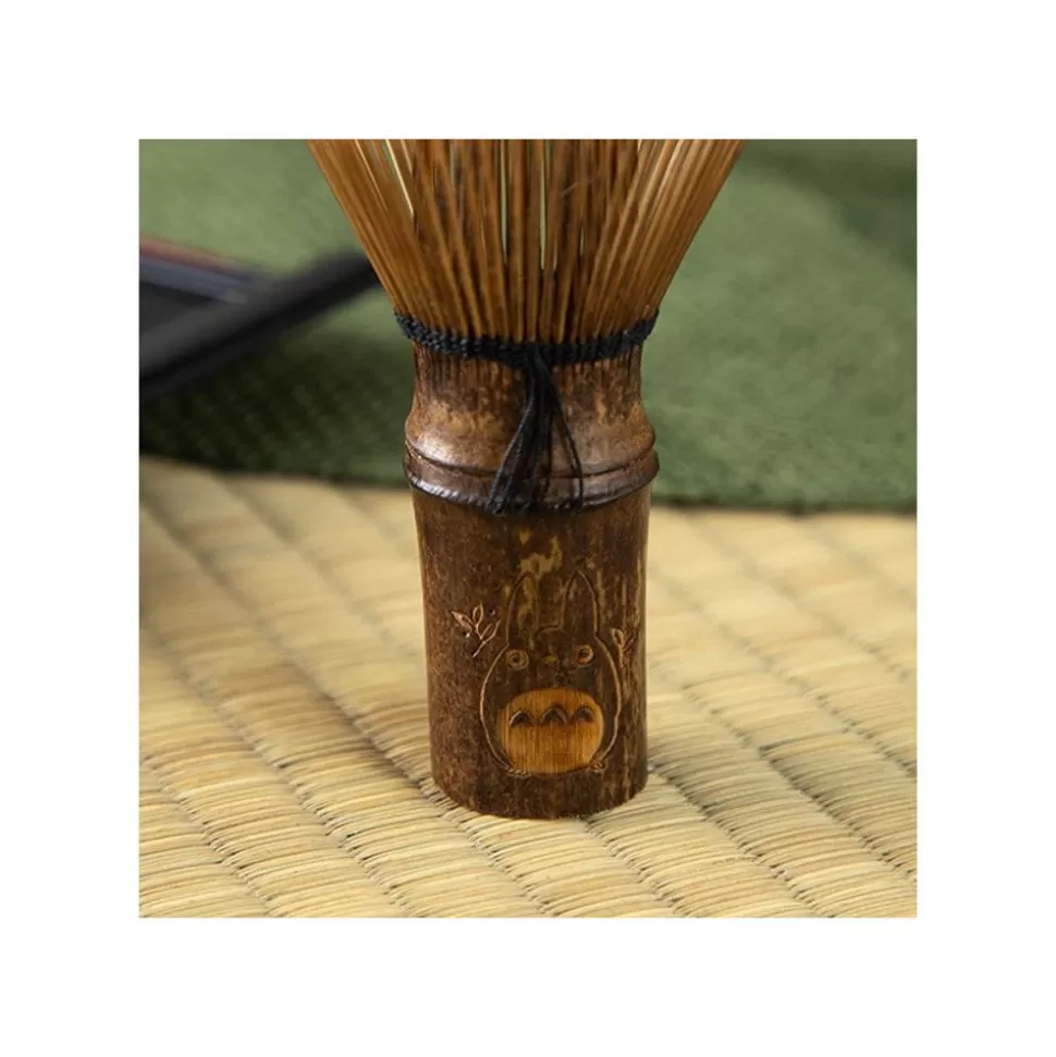 Maison Ghibli Akahada-Yaki Matcha Tea Bowl & Whisk - My Neighbor Totoro- Kitchenware