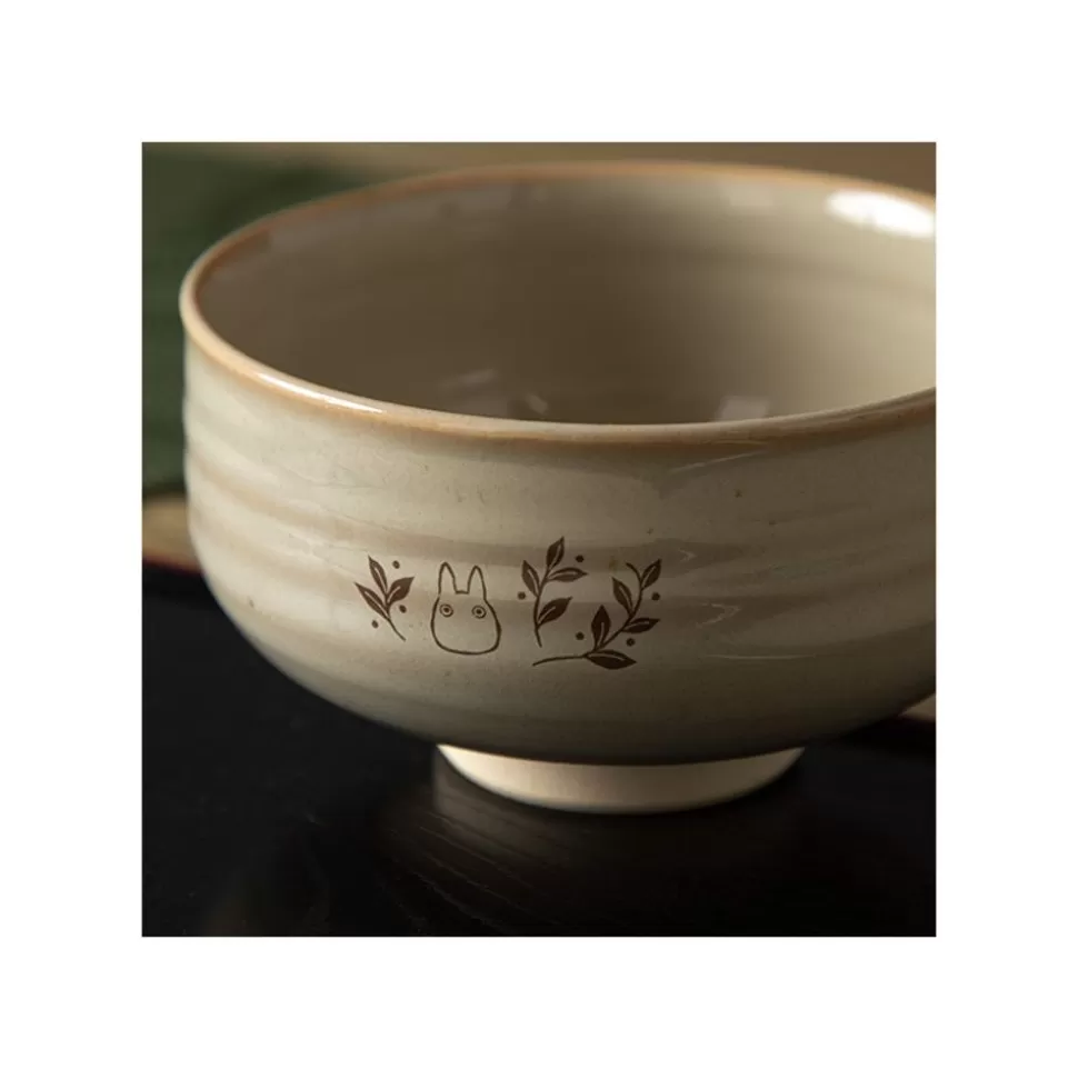 Maison Ghibli Akahada-Yaki Matcha Tea Bowl & Whisk - My Neighbor Totoro- Kitchenware