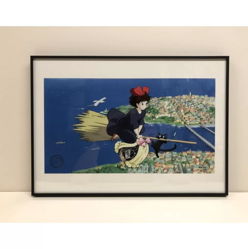 Maison Ghibli Art Cel Kiki Delivers A Gift - Studio Ghibli- Cel Art - Studio Ghibli