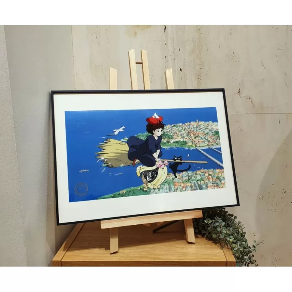 Maison Ghibli Art Cel Kiki Delivers A Gift - Studio Ghibli- Cel Art - Studio Ghibli