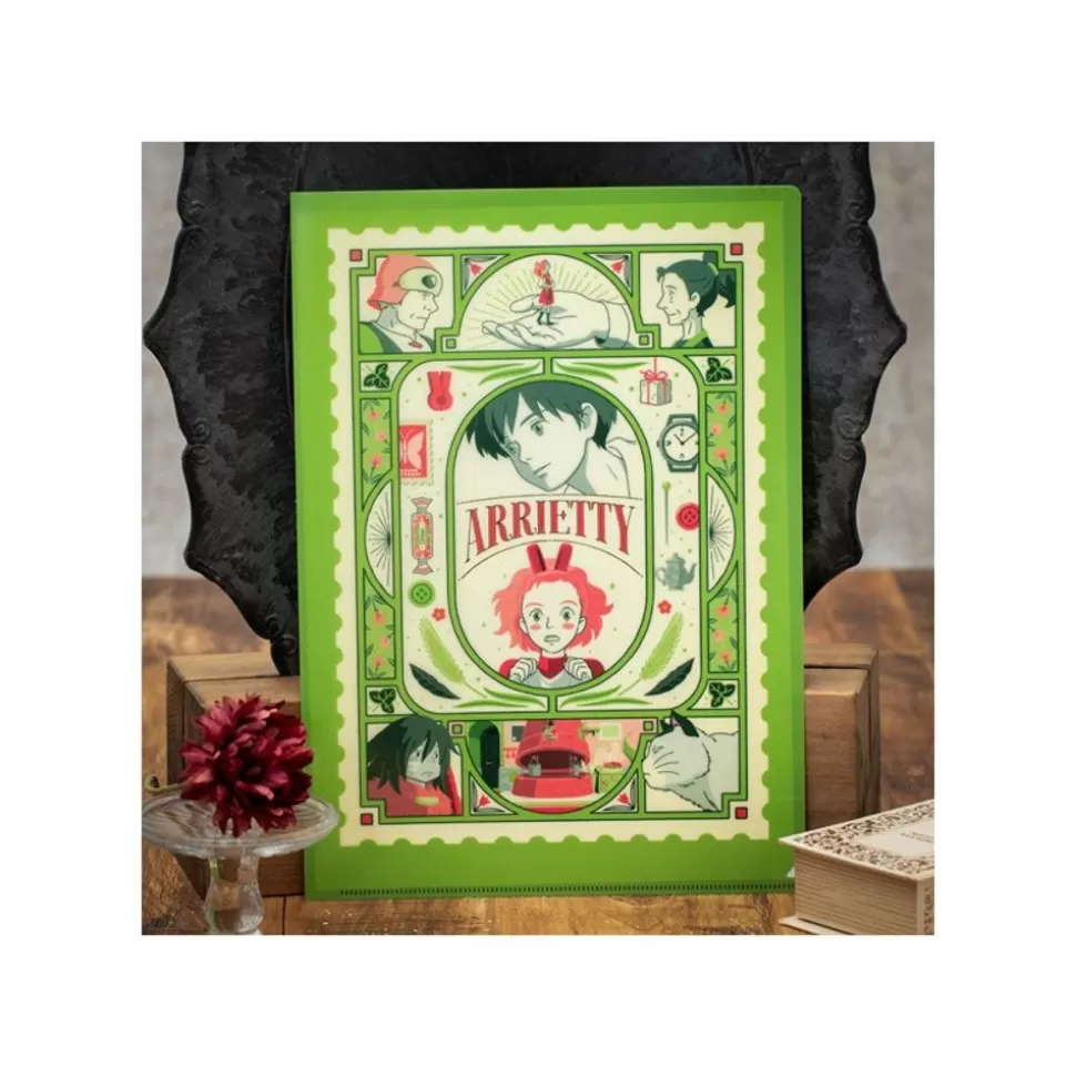 Maison Ghibli Art Deco Clear Folder A4 - Arrietty- Storage