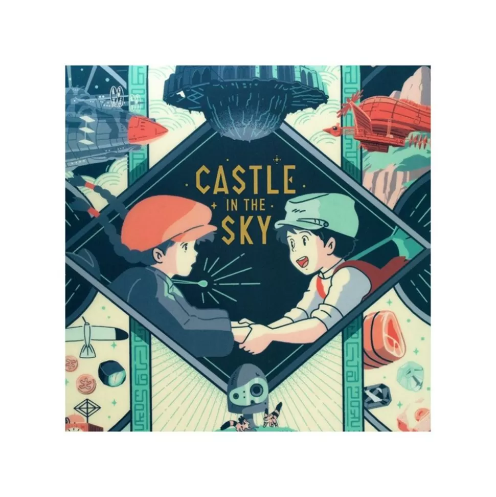 Maison Ghibli Art Deco Clear Folder A4 - Castle In The Sky- Storage