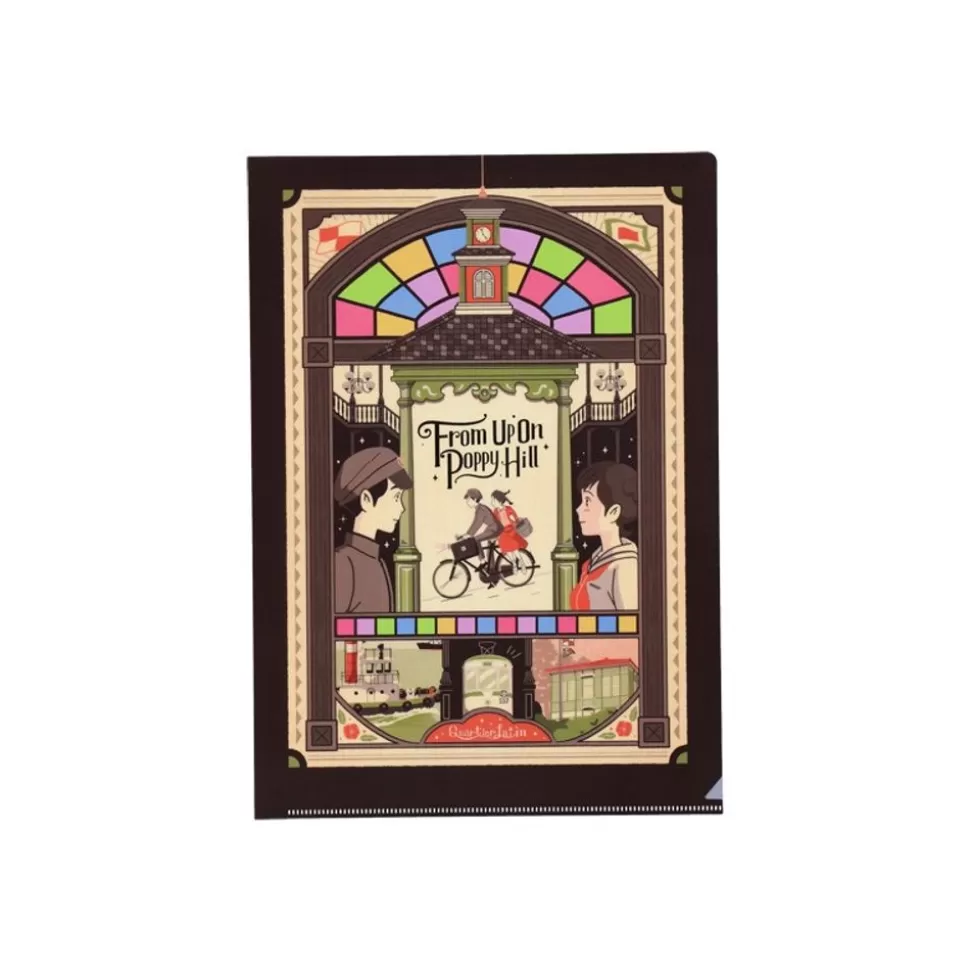 Maison Ghibli Art Deco Clear Folder A4 - From Up On Poppy Hill- Storage