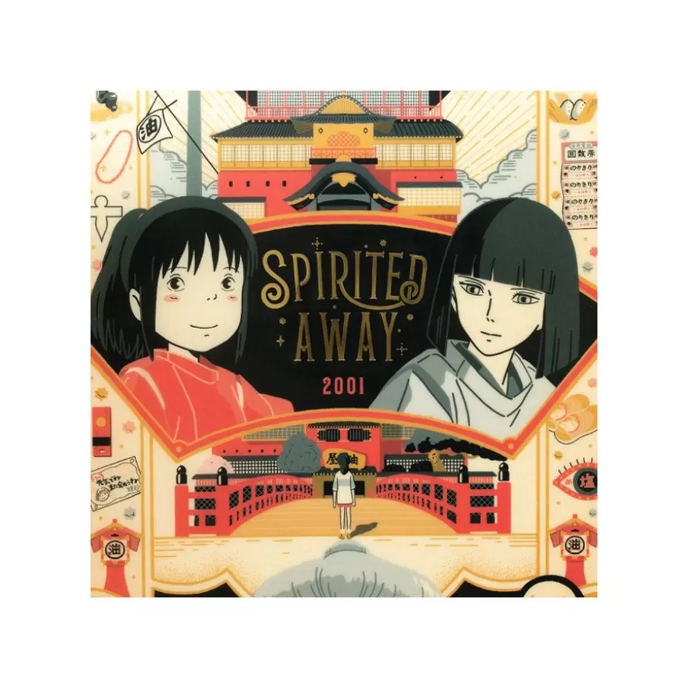 Maison Ghibli Art Deco Clear Folder A4 - Spirited Away- Storage