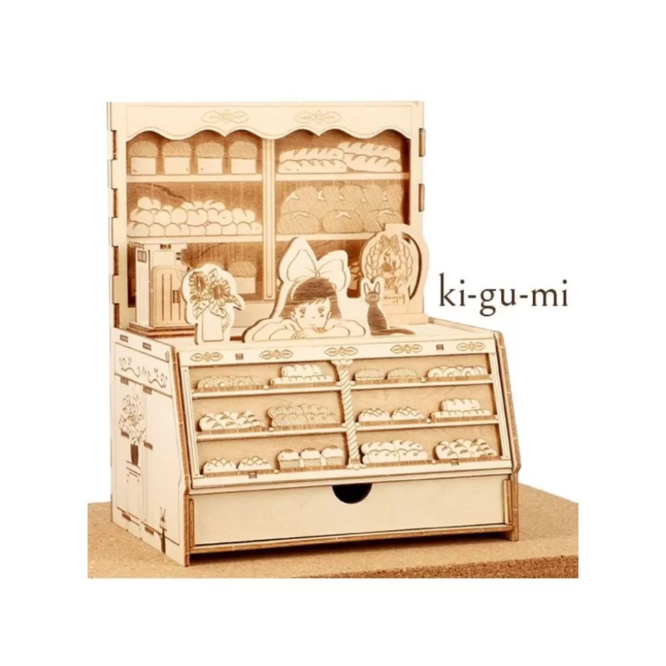 Maison Ghibli Bakery Wooden Craft Kigumi - Kiki'S Delivery Service- Arts And Crafts