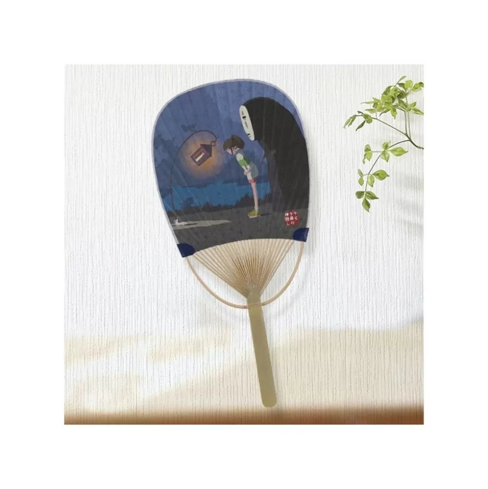 Maison Ghibli Bamboo Fan Chihiro & No Face - Spirited Away- Accessories