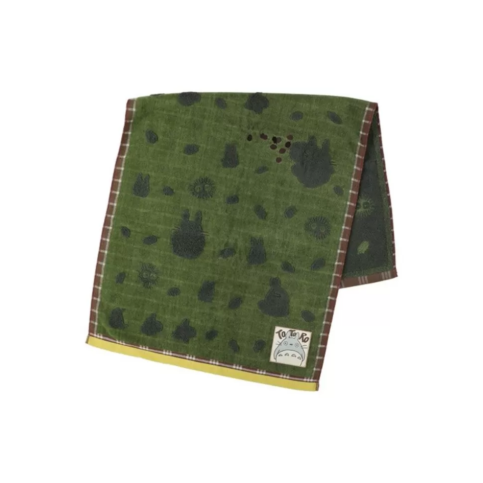 Maison Ghibli Bath Towel Autumn Green 60X120 Cm - My Neighbor Totoro- Household Linen