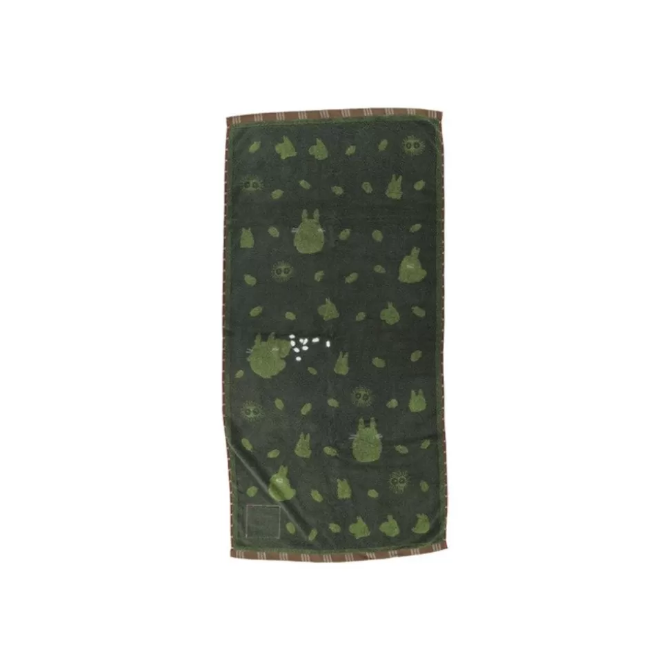 Maison Ghibli Bath Towel Autumn Green 60X120 Cm - My Neighbor Totoro- Household Linen