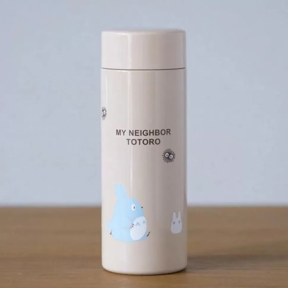 Maison Ghibli Beige Thermos Bottle 300Ml Forest Stroll - My Neighbor Totoro- Kitchenware