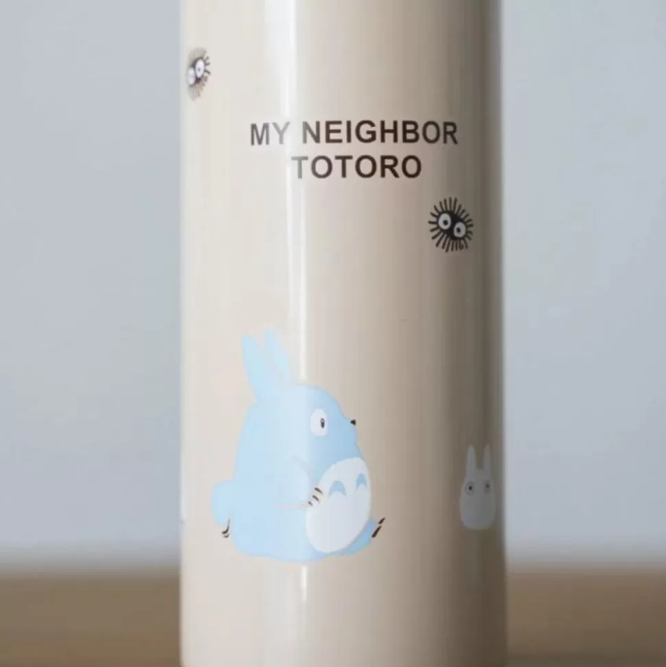 Maison Ghibli Beige Thermos Bottle 300Ml Forest Stroll - My Neighbor Totoro- Kitchenware