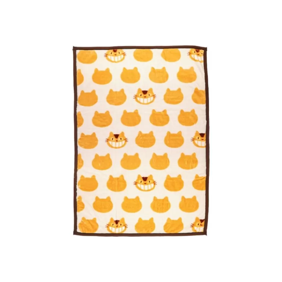 Maison Ghibli Blanket Catbus Silhouette 100X140 Cm - My Neighbor Totoro- Household Linen