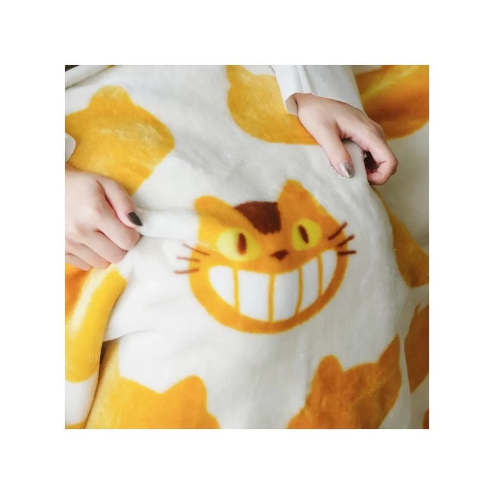Maison Ghibli Blanket Catbus Silhouette 100X140 Cm - My Neighbor Totoro- Household Linen