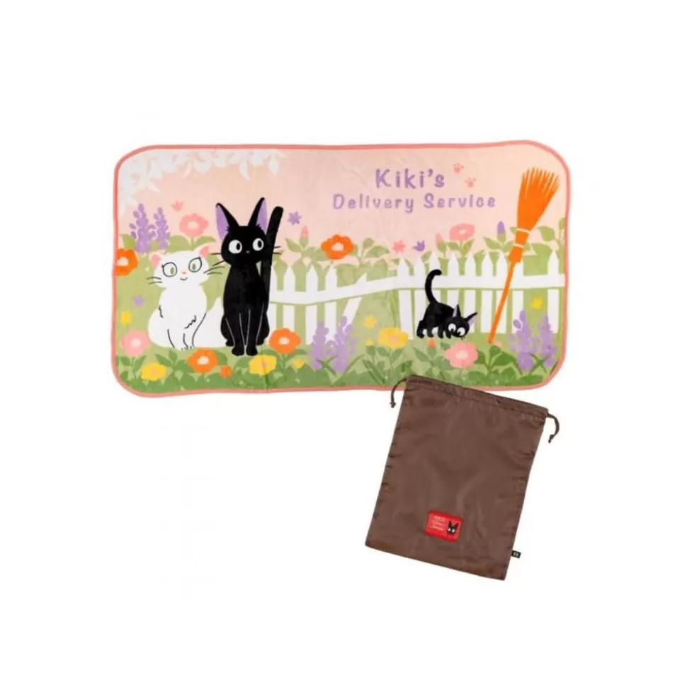 Maison Ghibli Blanket Jiji & Lily Strawberry Arch 80X150 Cm - My Neighbor Totoro- Household Linen