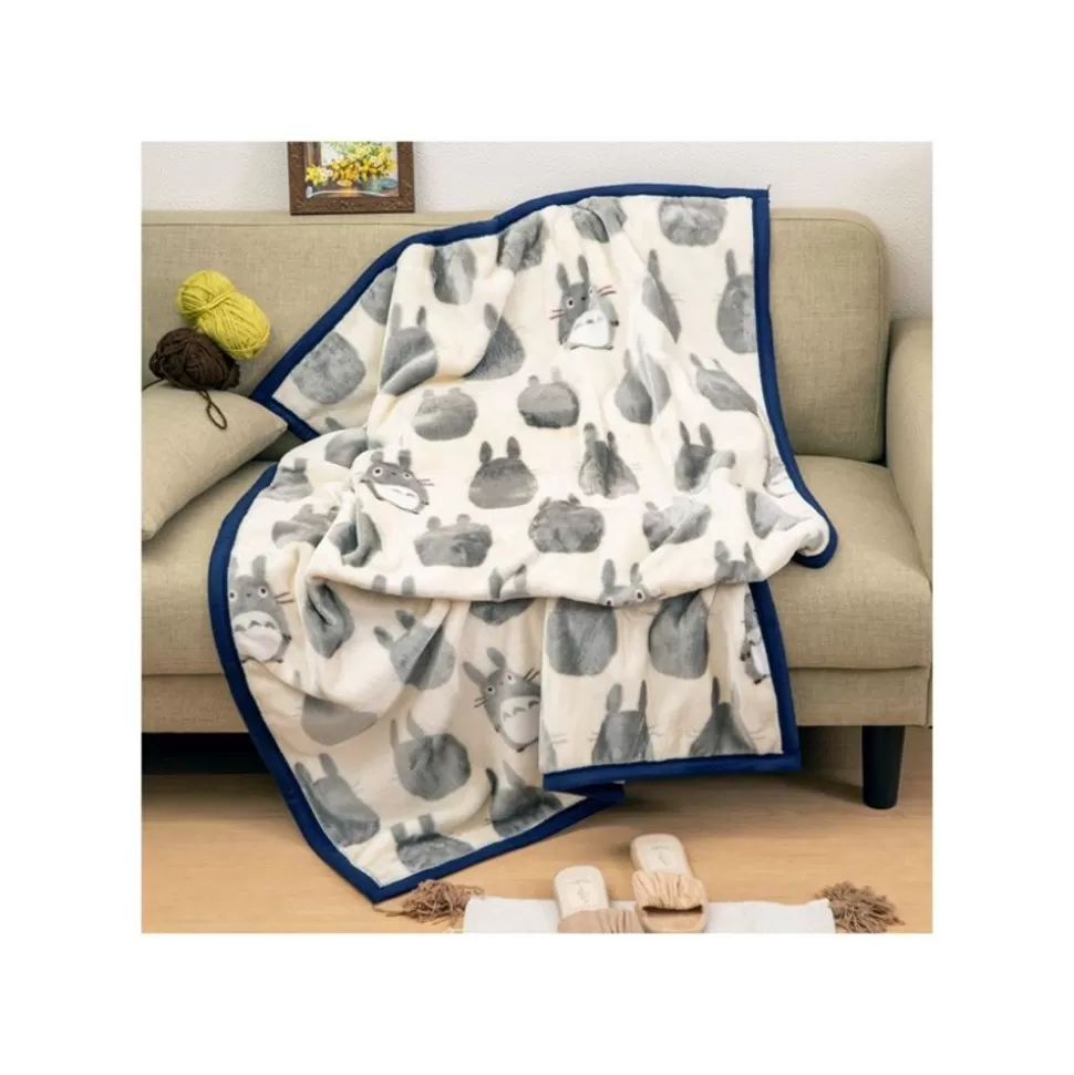 Maison Ghibli Blanket Totoro Silhouette 100X140 Cm - My Neighbor Totoro- Household Linen