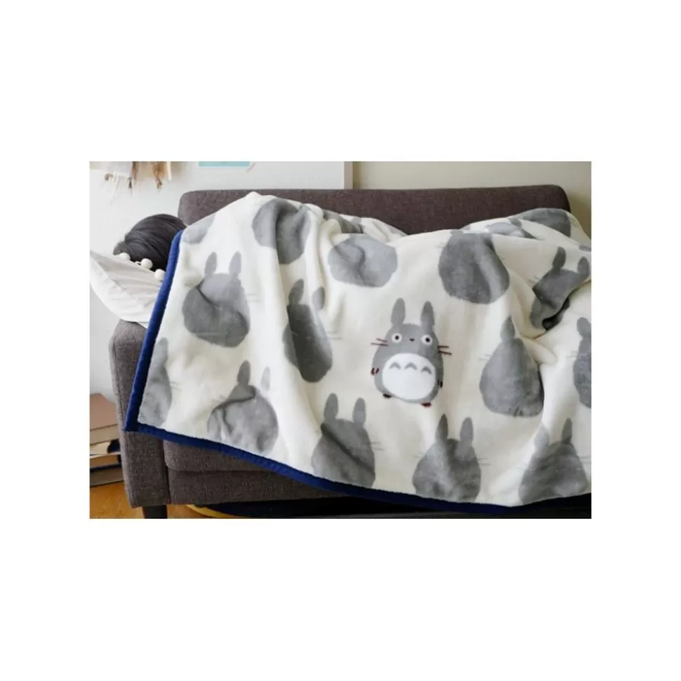 Maison Ghibli Blanket Totoro Silhouette 100X140 Cm - My Neighbor Totoro- Household Linen