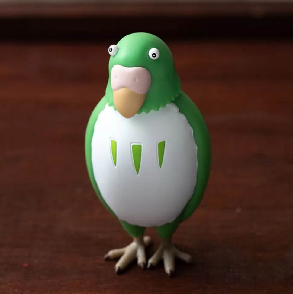 Maison Ghibli Bobble Head Figurine Green Parakeet - The Boy And The Heron- Toys