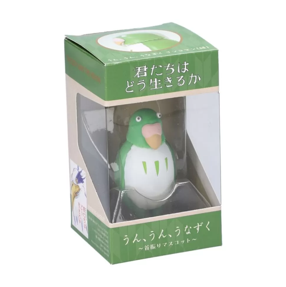 Maison Ghibli Bobble Head Figurine Green Parakeet - The Boy And The Heron- Toys