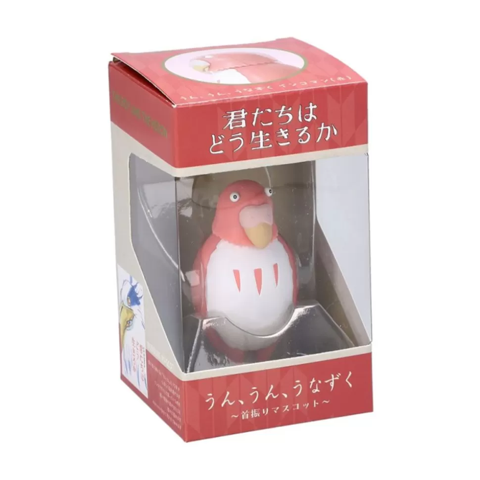 Maison Ghibli Bobble Head Figurine Red Parakeet - The Boy And The Heron- Toys