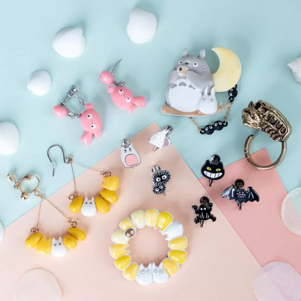 Maison Ghibli Brooch Totoro Ocarina Under The Moon - My Neighbor Totoro- Pins