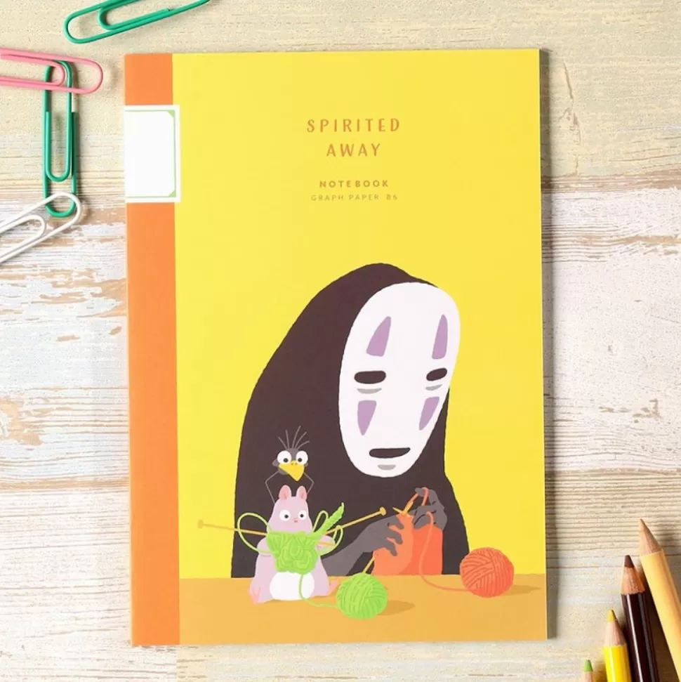 Maison Ghibli Carnet De Notes B6 Knitting Lesson - Spirited Away- Notebooks And Notepads