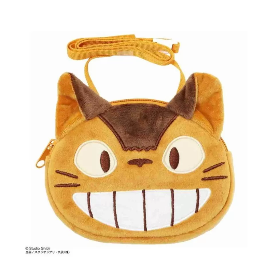 Maison Ghibli Catbus Plush Pouch 11,5 X 15,5 X 2 Cm - My Neighbor Totoro- Storage