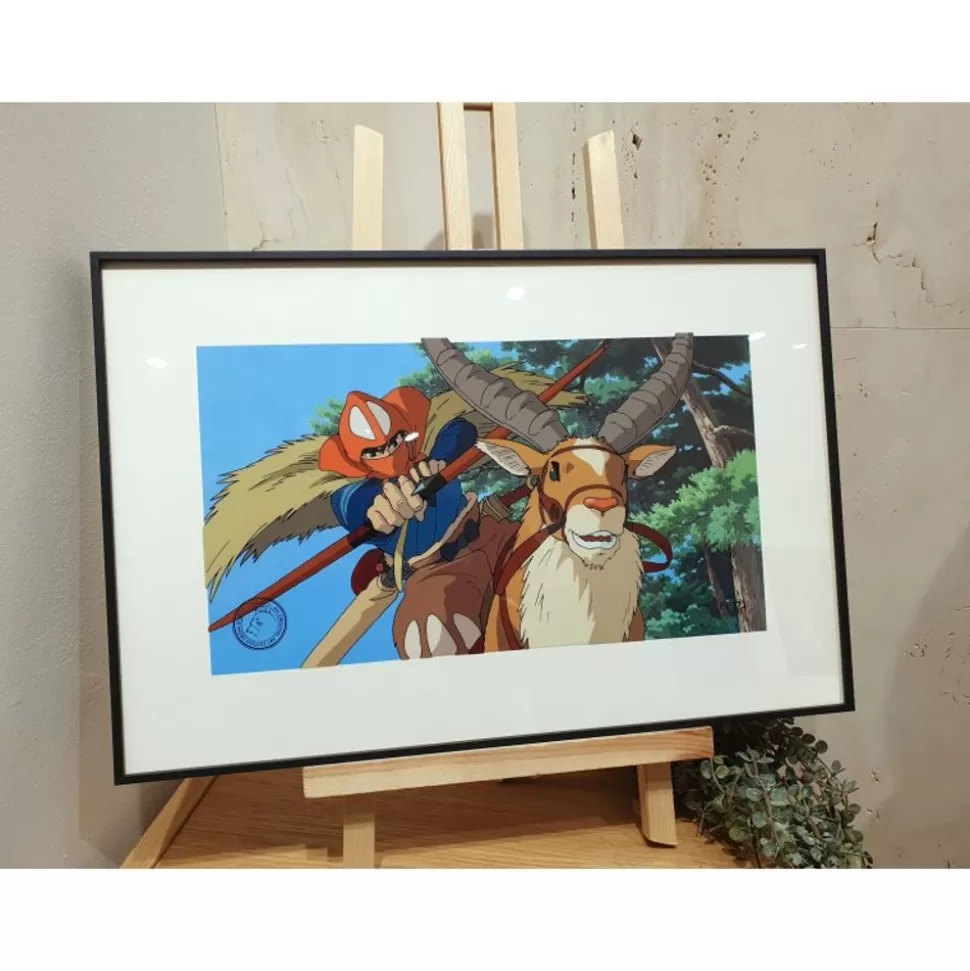 Maison Ghibli Cel Art Ashitaka Goes To Battle - Studio Ghibli- Cel Art - Studio Ghibli