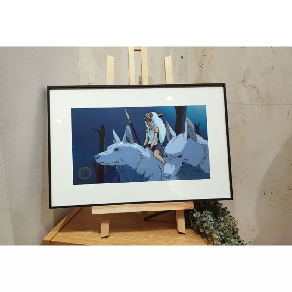 Maison Ghibli Cel Art San And His Wolf Brothers - Studio Ghibli- Cel Art - Studio Ghibli