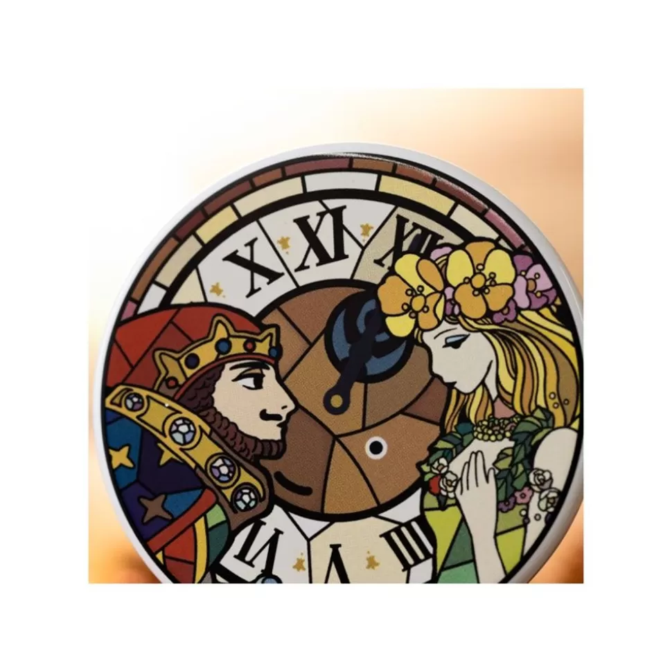 Maison Ghibli Ceramic Coaster King Of Dwarf & Princess - Whisper Of The Heart- Kitchenware