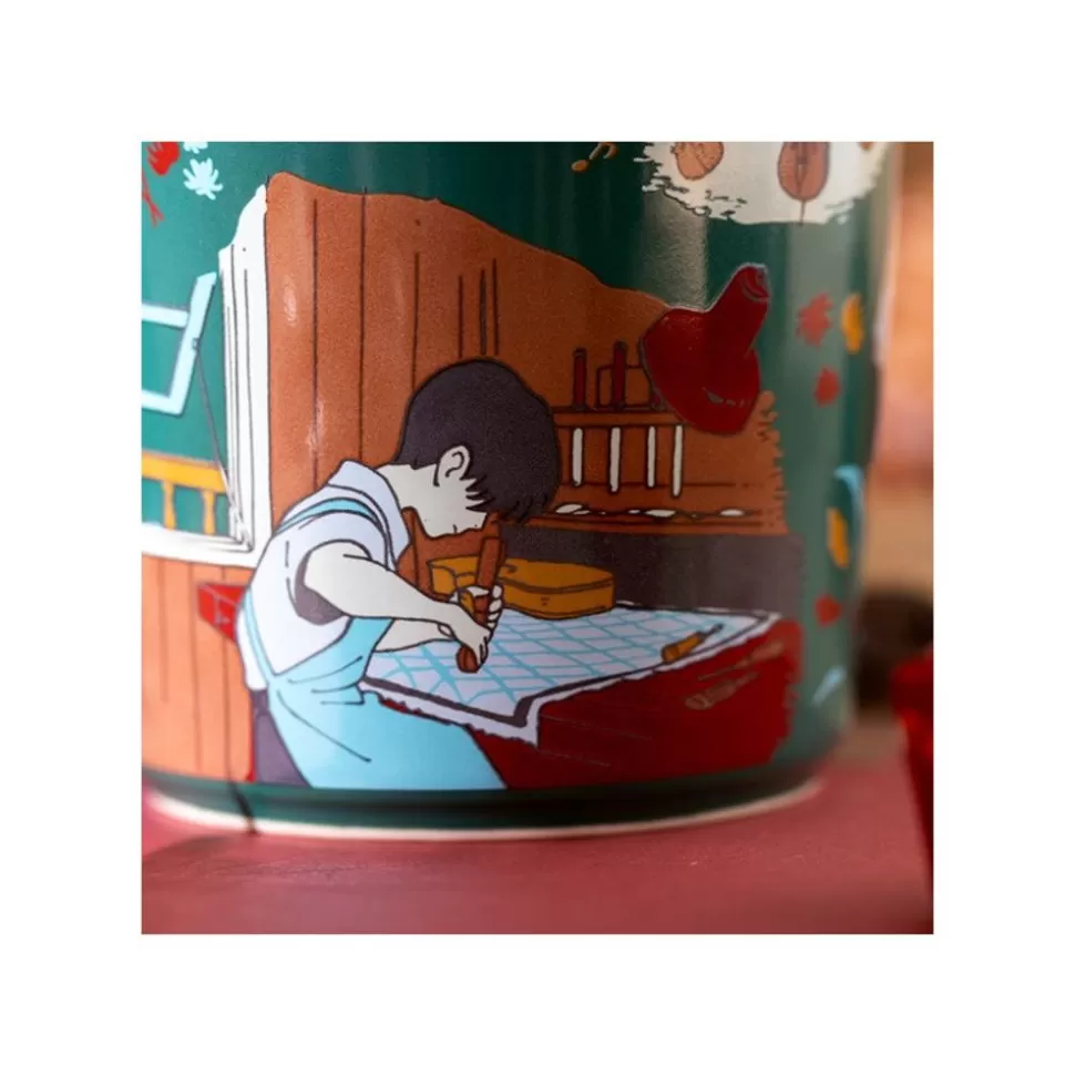 Maison Ghibli Ceramic Mug Seiji'S Workshop - Whisper Of The Heart- Kitchenware