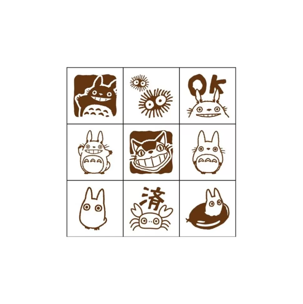 Maison Ghibli Character Stamp Set - My Neighbor Totoro- Small Equipment