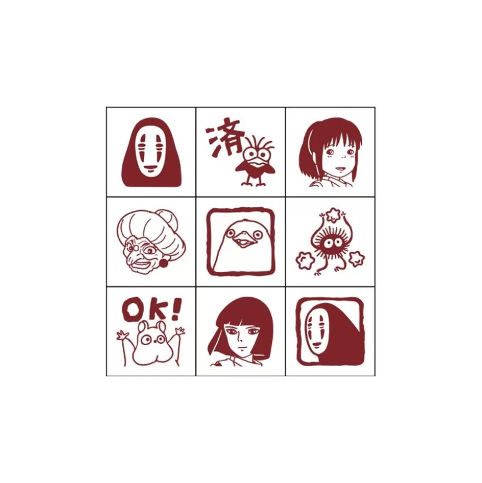 Maison Ghibli Character Stamp Set - Sprited Away- Small Equipment