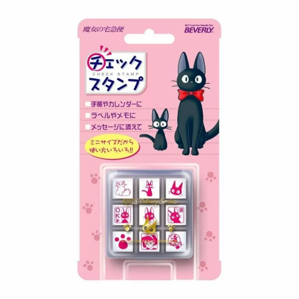 Maison Ghibli Check Stamp Jiji And Company - Kiki'S Delivery Service- Small Equipment