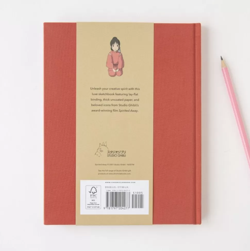 Maison Ghibli Chihiro & No Face Cloth Sketchbook - Spirited Away- Notebooks And Notepads