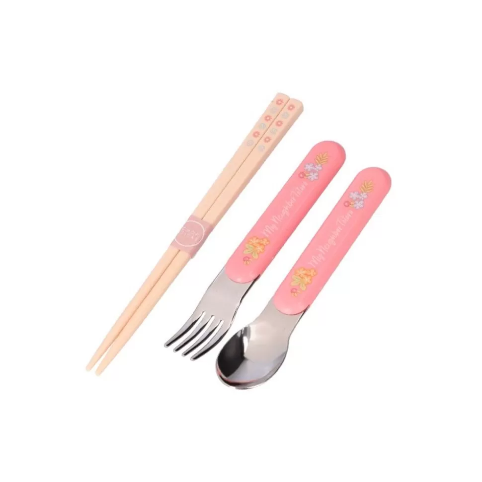 Maison Ghibli Chopsticks Spoon Fork Set Mei & Totoro - My Neighbor Totoro- Kitchenware