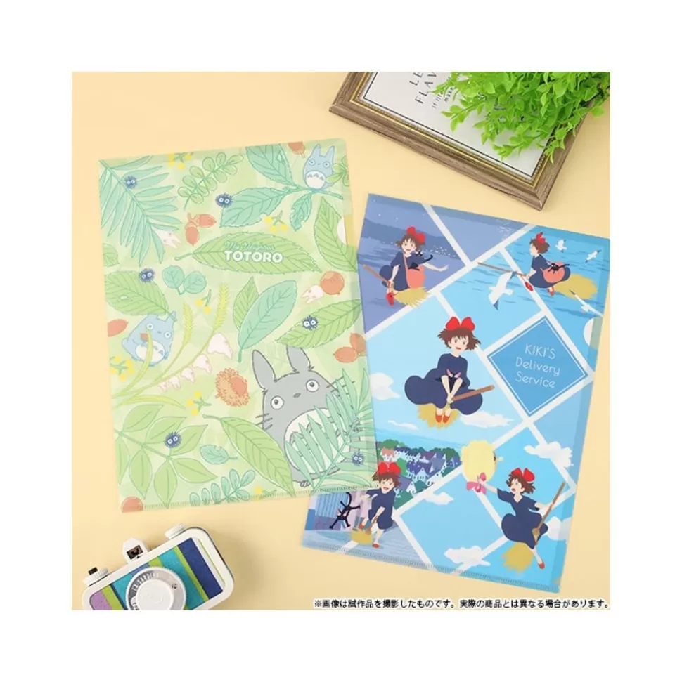 Maison Ghibli Clear File A4 Flying Kiki - Kiki'S Delivery Service- Storage