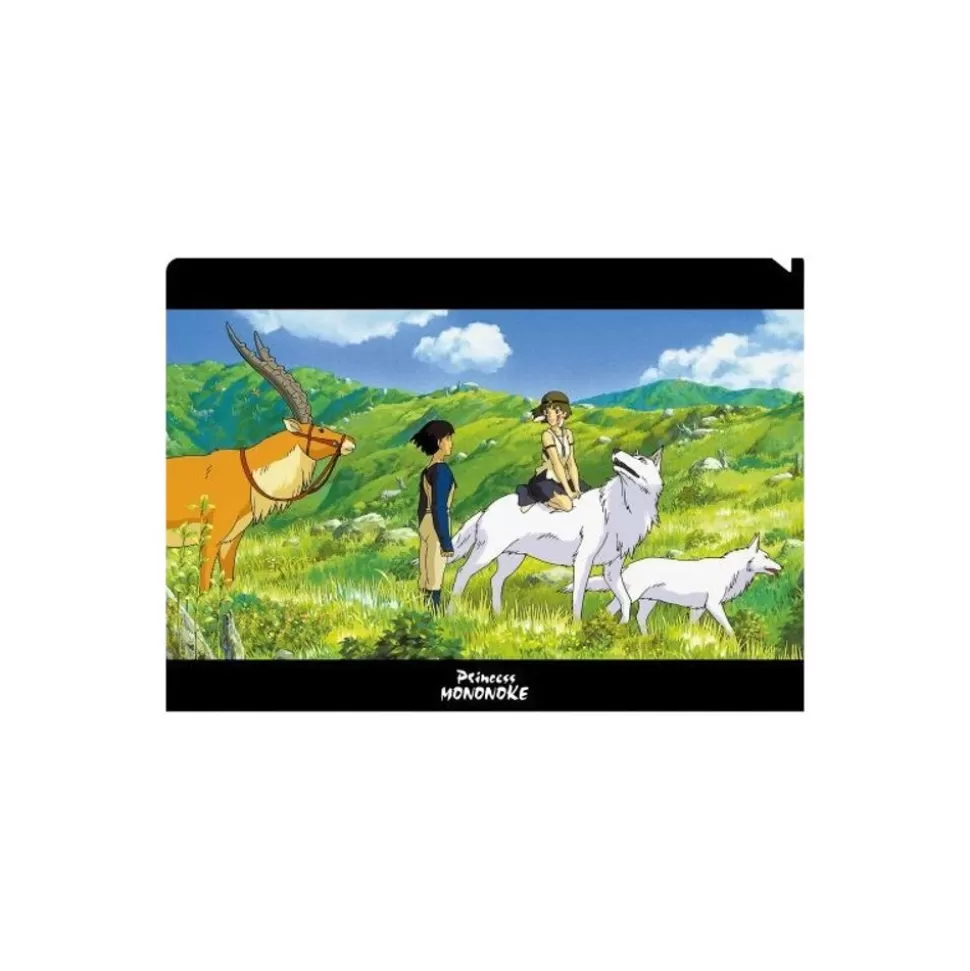 Maison Ghibli Clear File A4 San & Ashitaka - Princess Mononoke- Storage