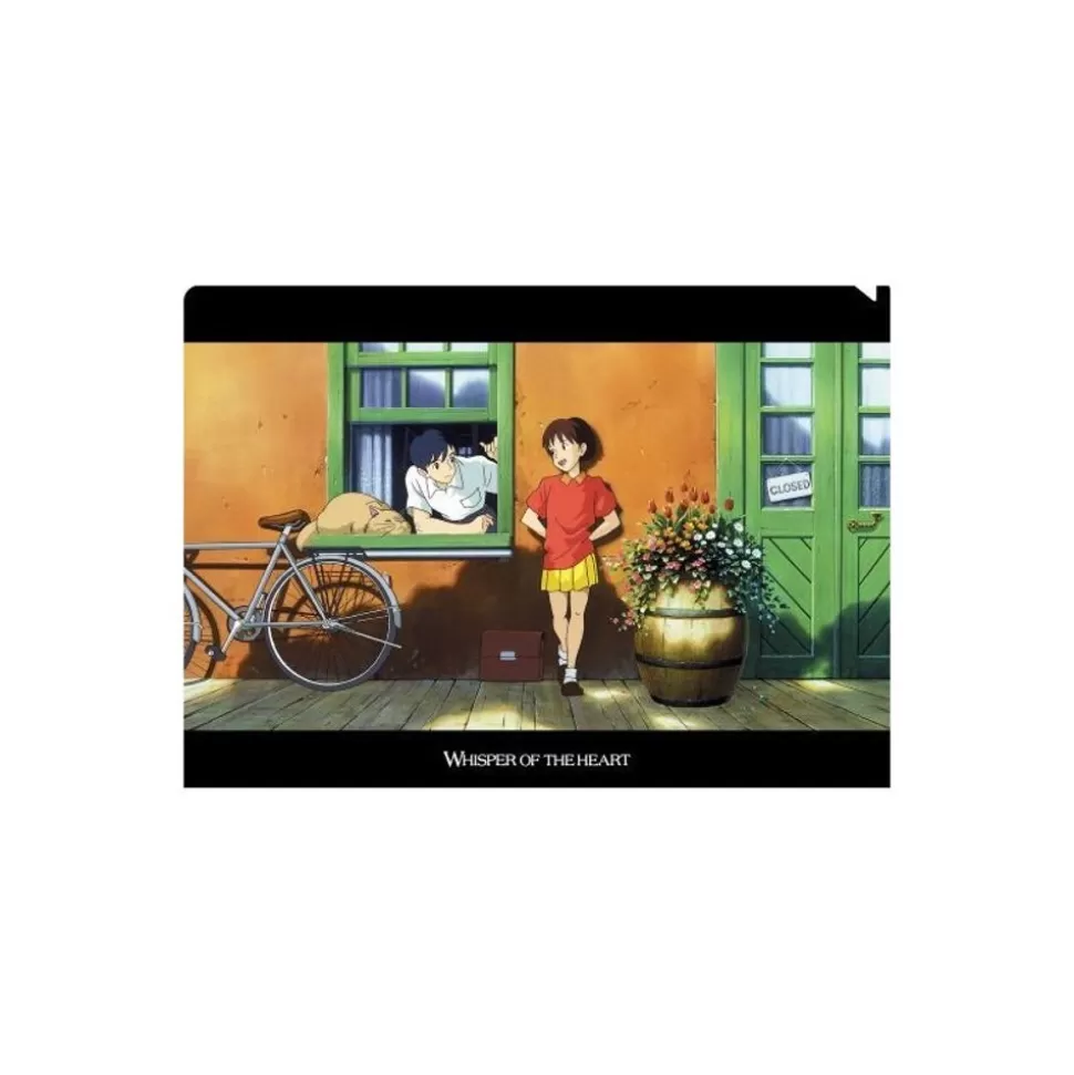 Maison Ghibli Clear File A4 Shizuku & Seiji - Whisper Of The Heart- Storage