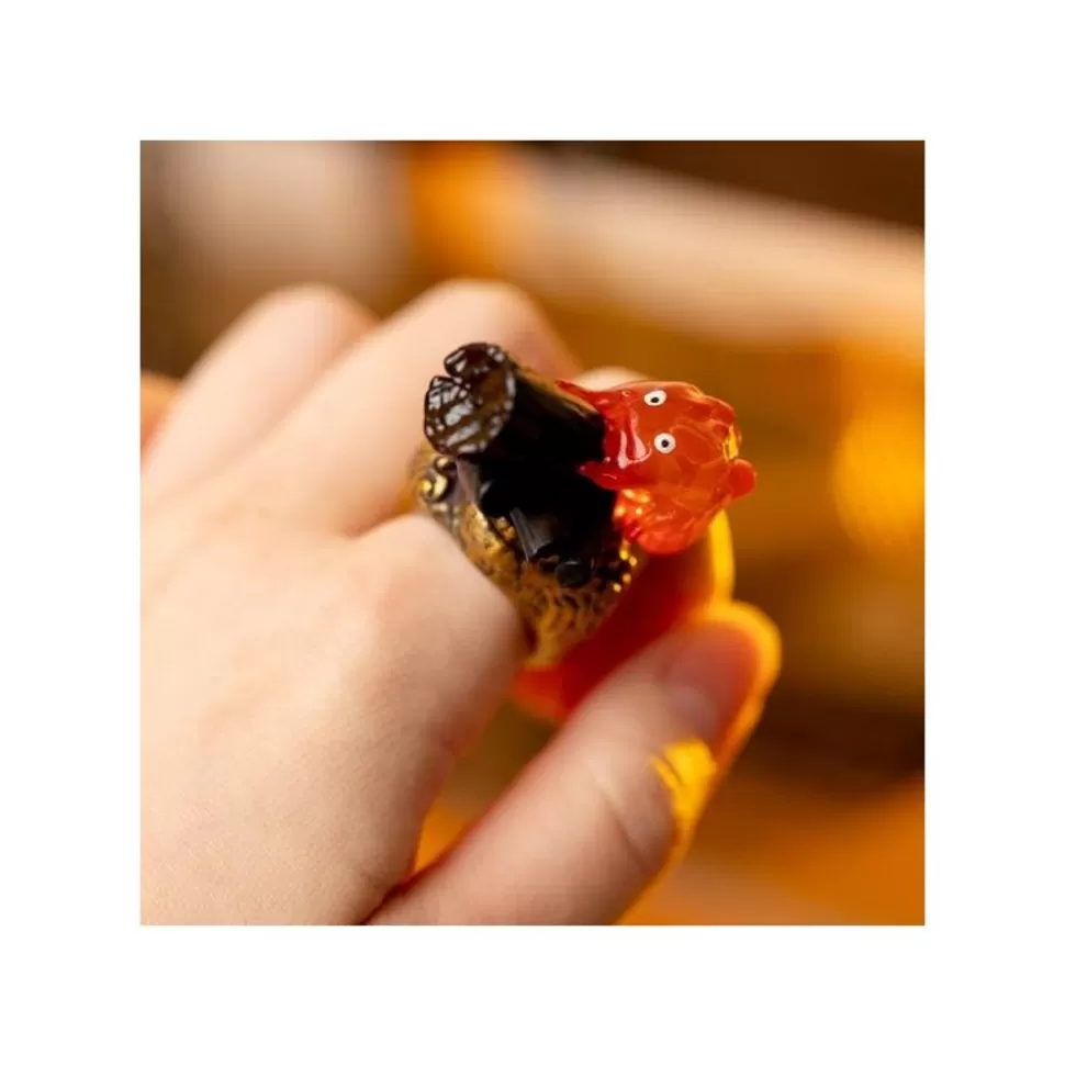 Maison Ghibli Collection Calcifer Assorted 6 Rings - Howl'S Moving Castle- Figurines
